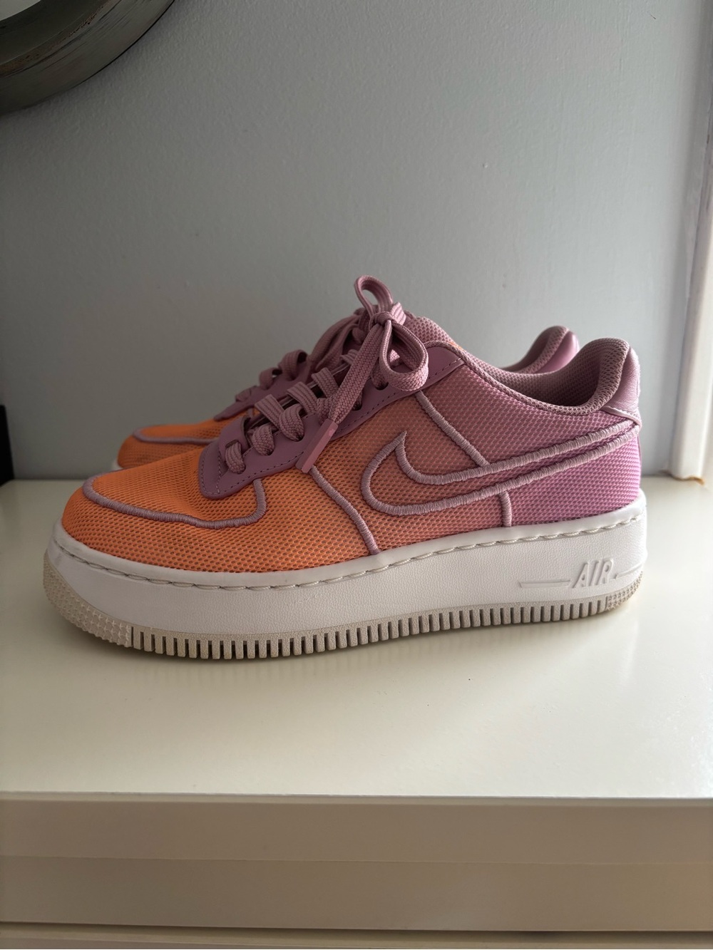 Nike Women’s Low-Top Sneakers in Pink & Orange Gradient